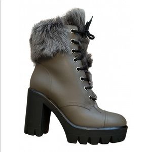 Giuseppe khaki Snow booties